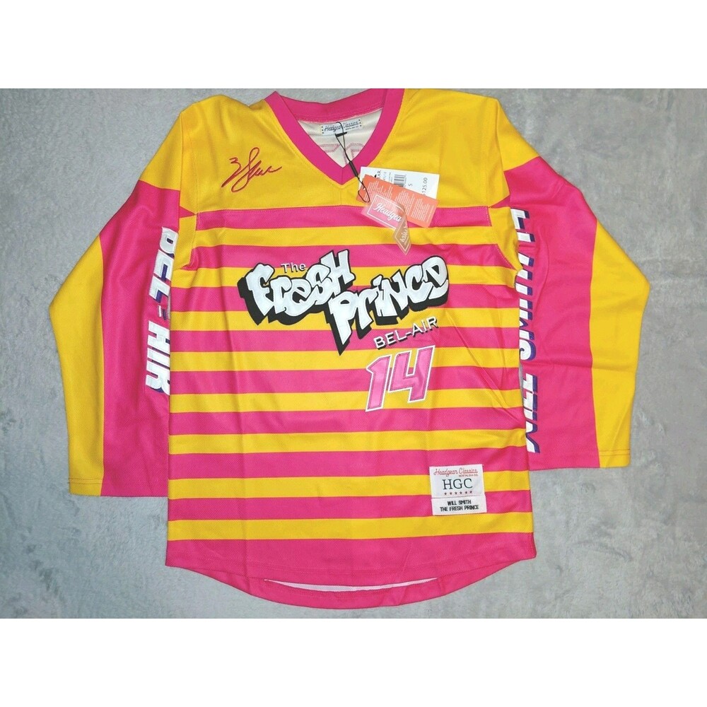 Headgear Classics Hockey Jersey Fresh Prince Of Bel Air Will Smith Size Small
